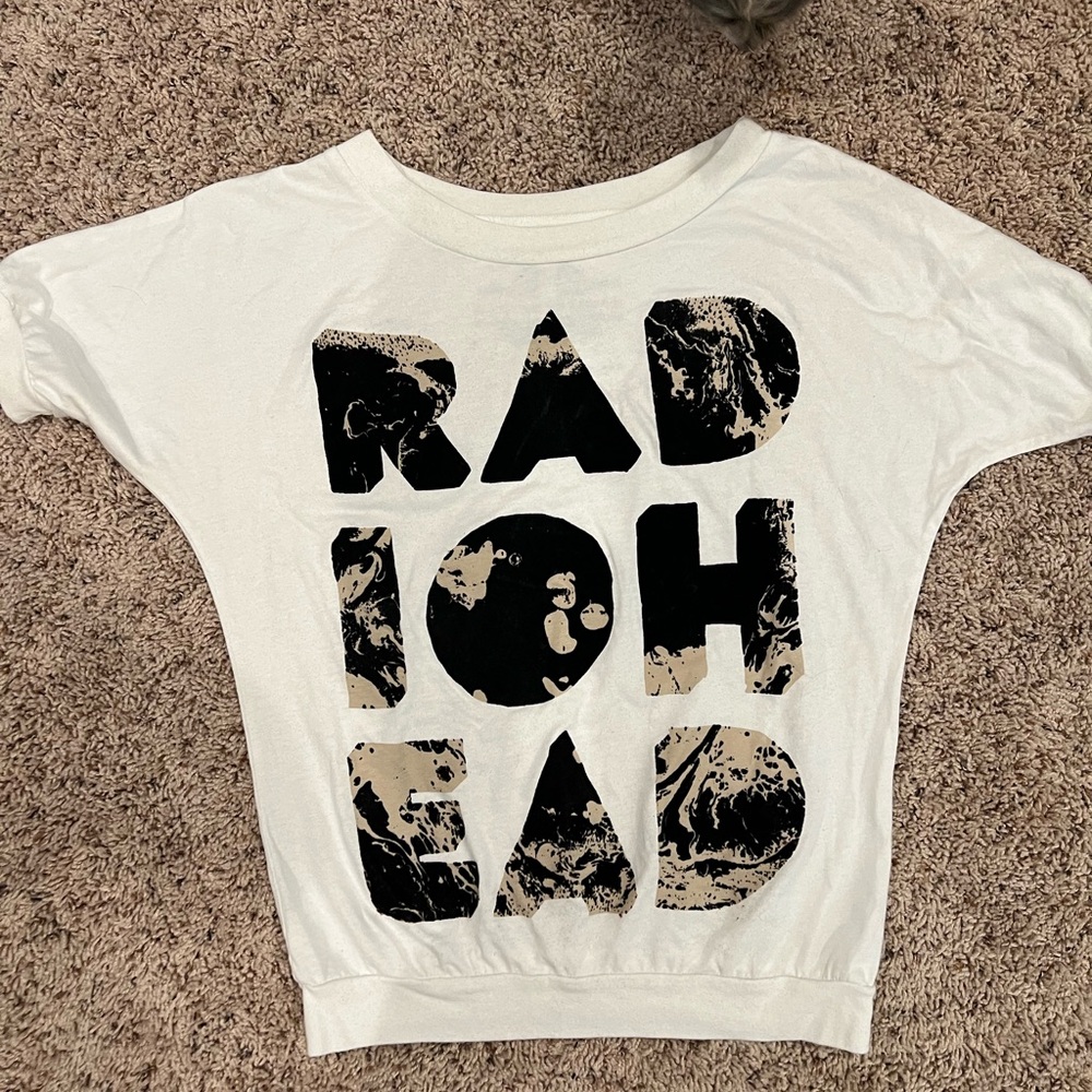 radiohead tee from Berkeley, CA Greek theater show